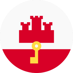 The flag of Gibraltar