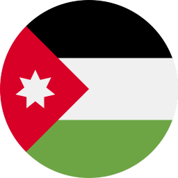 The flag of Jordan