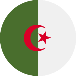 The flag of Algeria