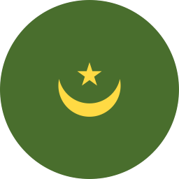 The flag of Mauritania