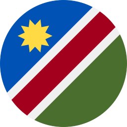 The flag of Namibia