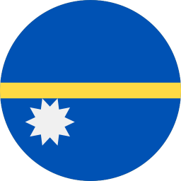 The flag of Nauru