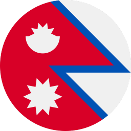 The flag of Nepal